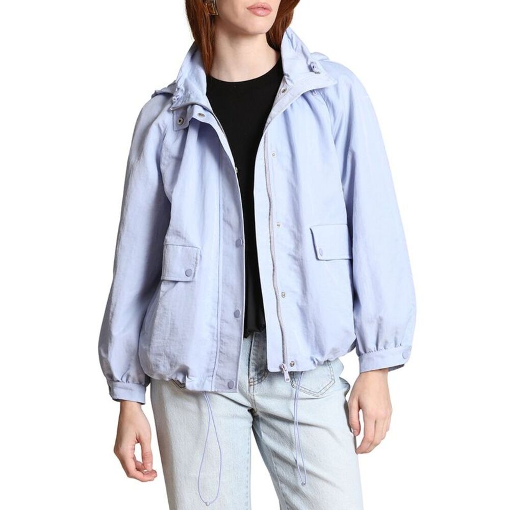 Avec Les Filles Womens Balloon Bomber Jacket
